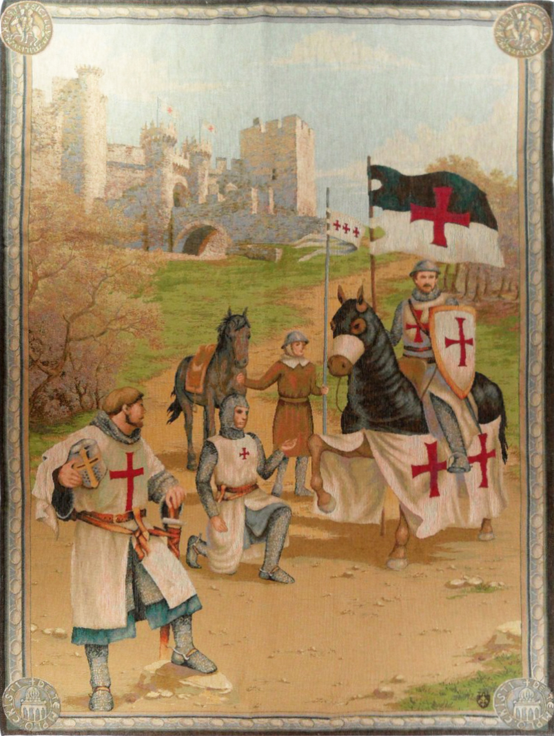 Gobelin Templariusze | Rozmiar: 75 x 100 cm