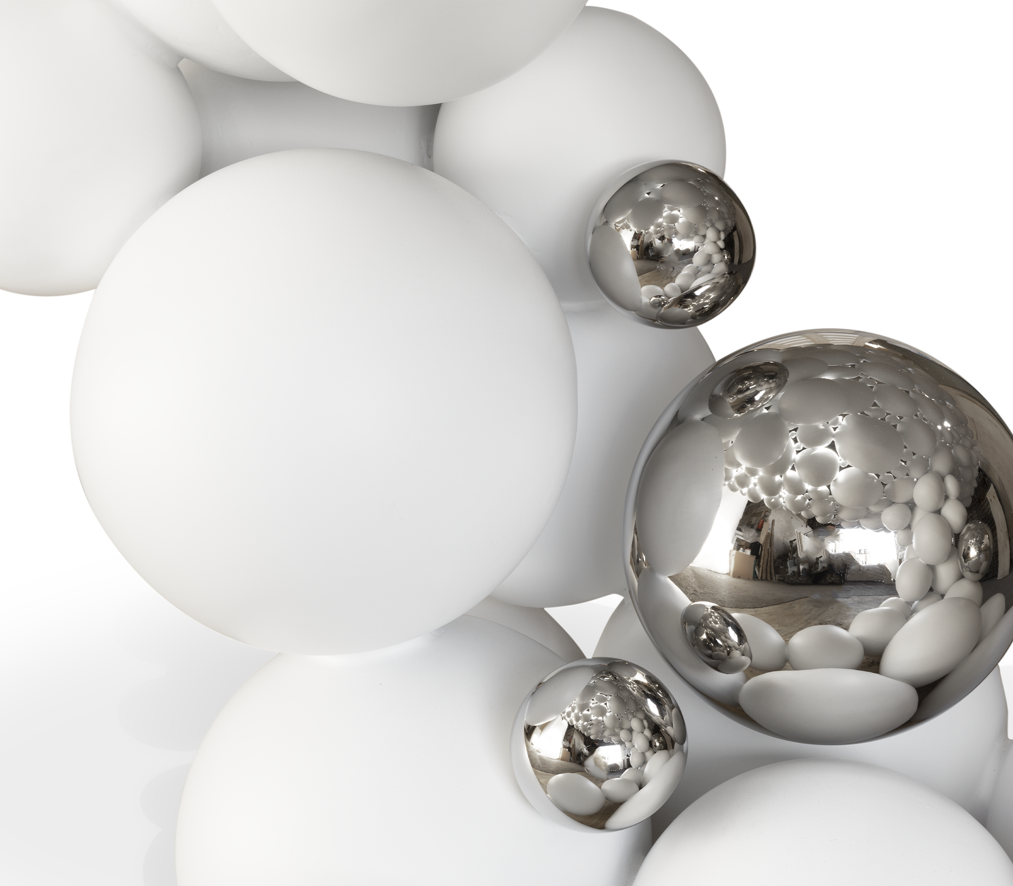 Biały stół jadalniany Orbit Luxe