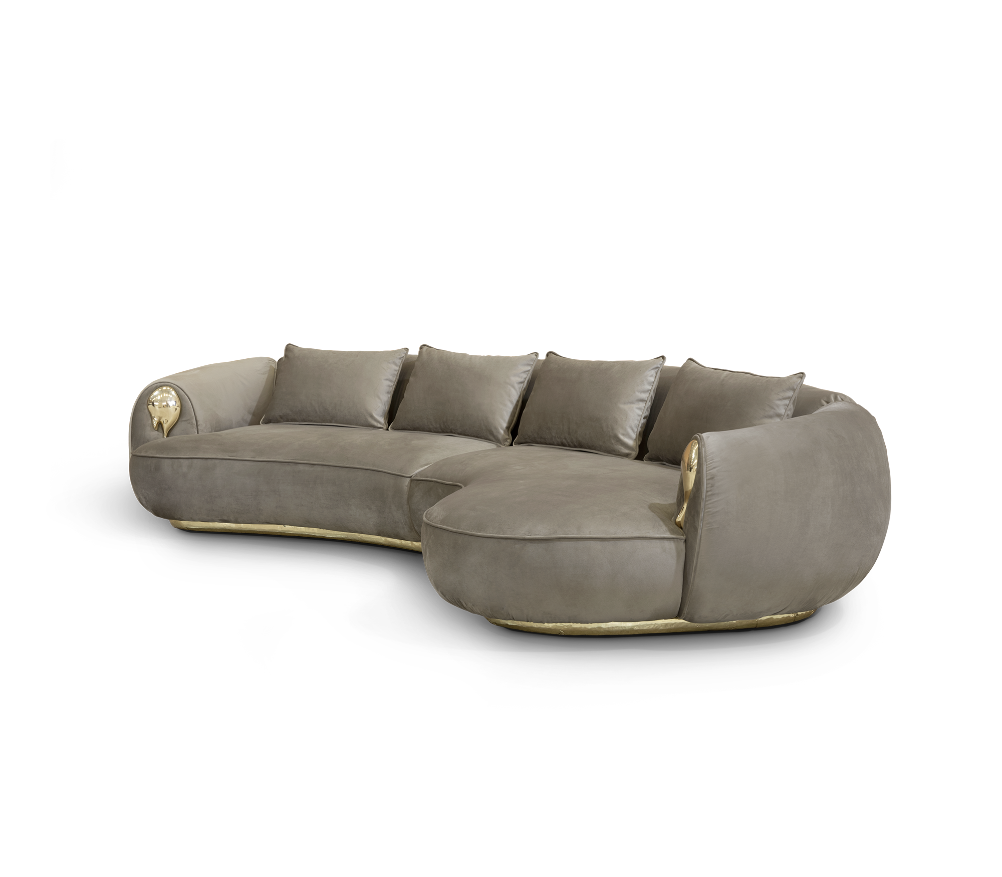 Zakrzywiona sofa Solara Luxe