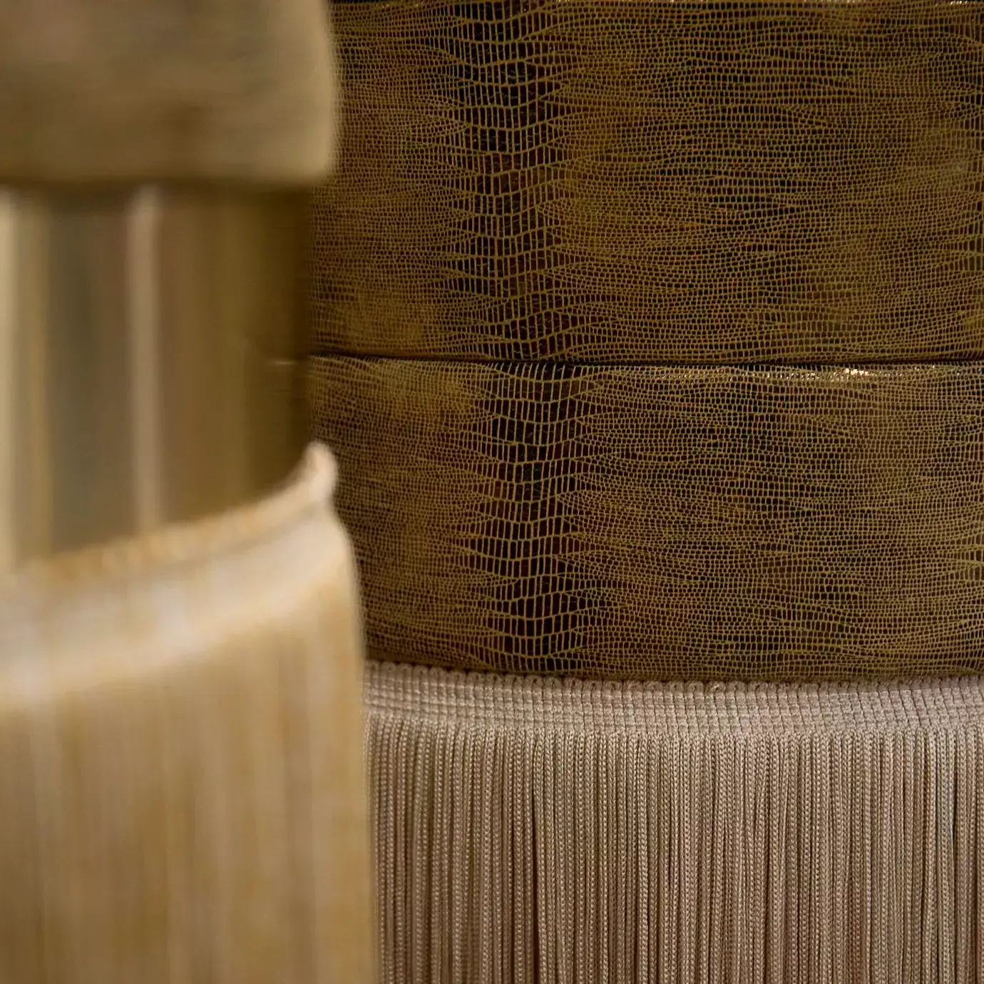 Taboret skórzany Isabella