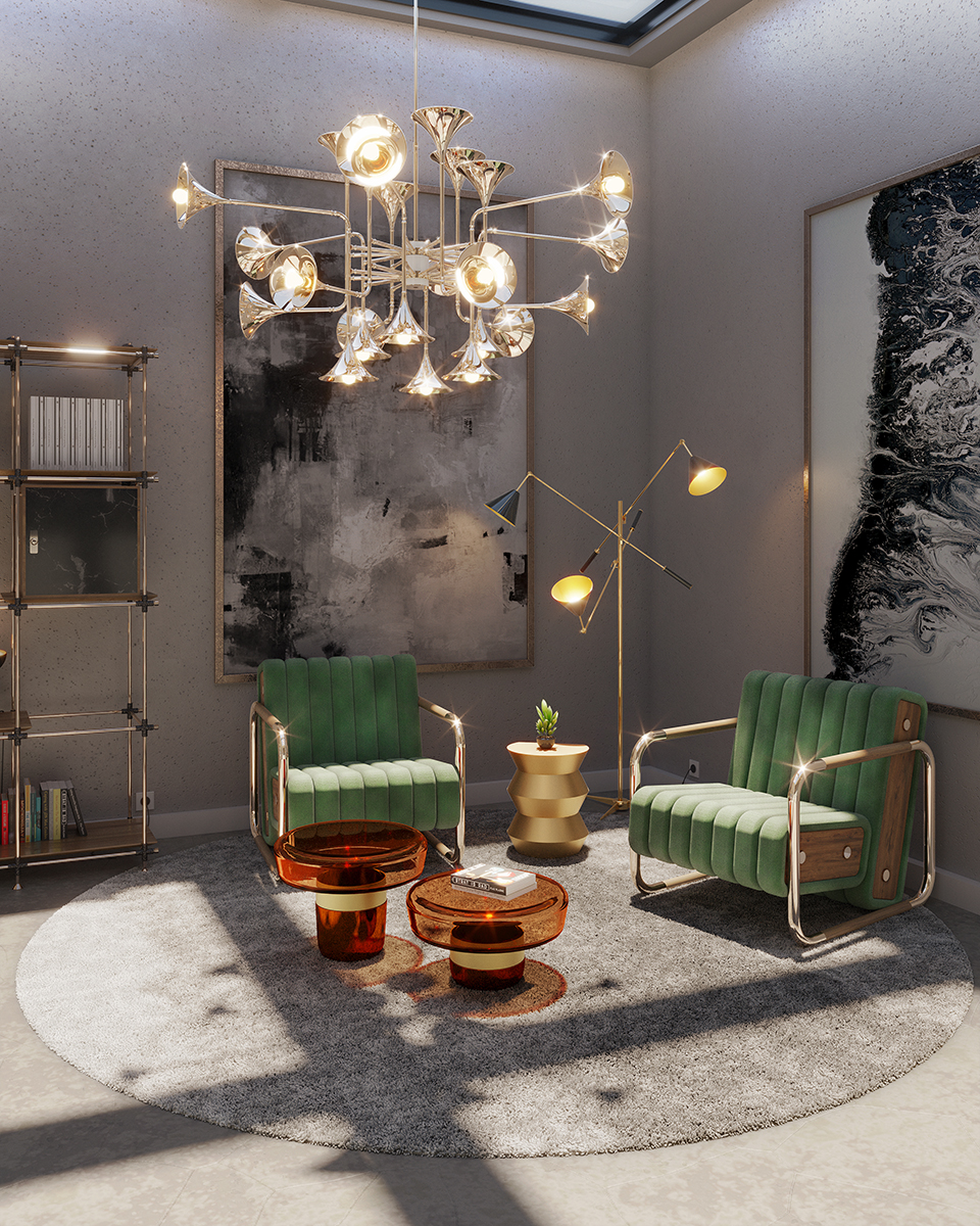 Lampa podłogowa Crooner - 15