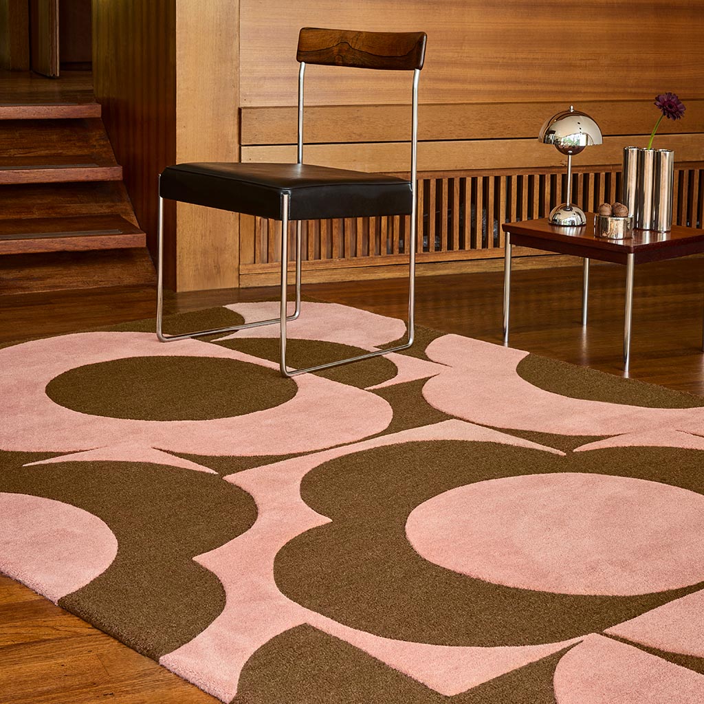Dywan Prism Flower Pink/Terracotta | Rozmiar: 250 × 350 cm