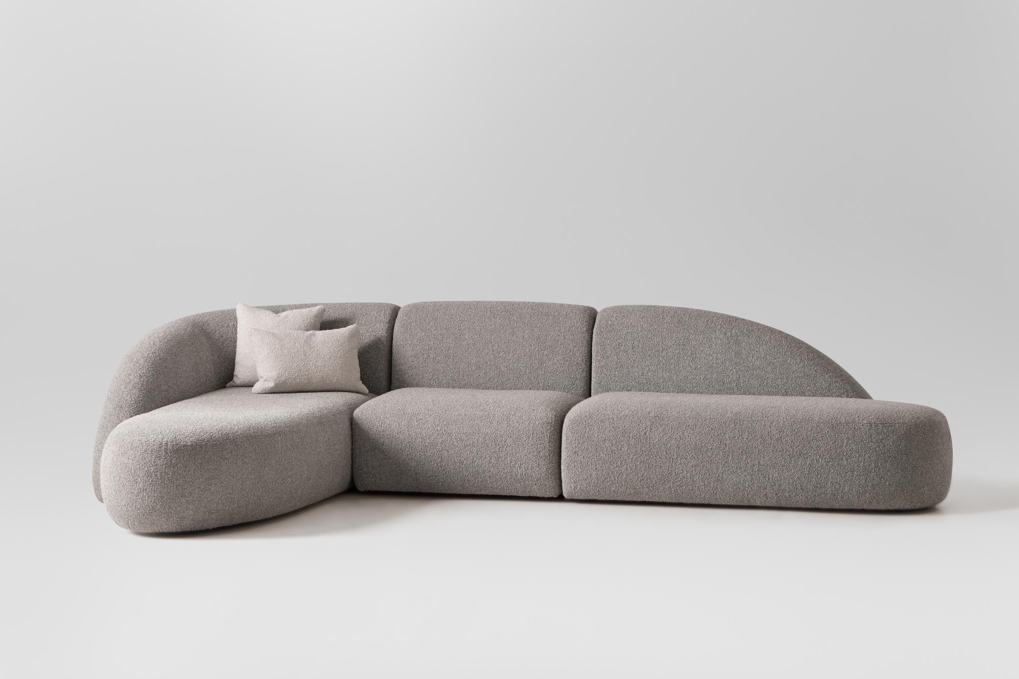 Szara sofa Beluga