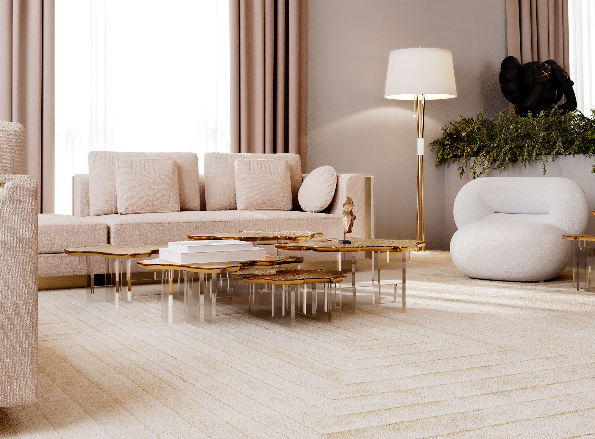 Zestaw stolików kawowych Riviera