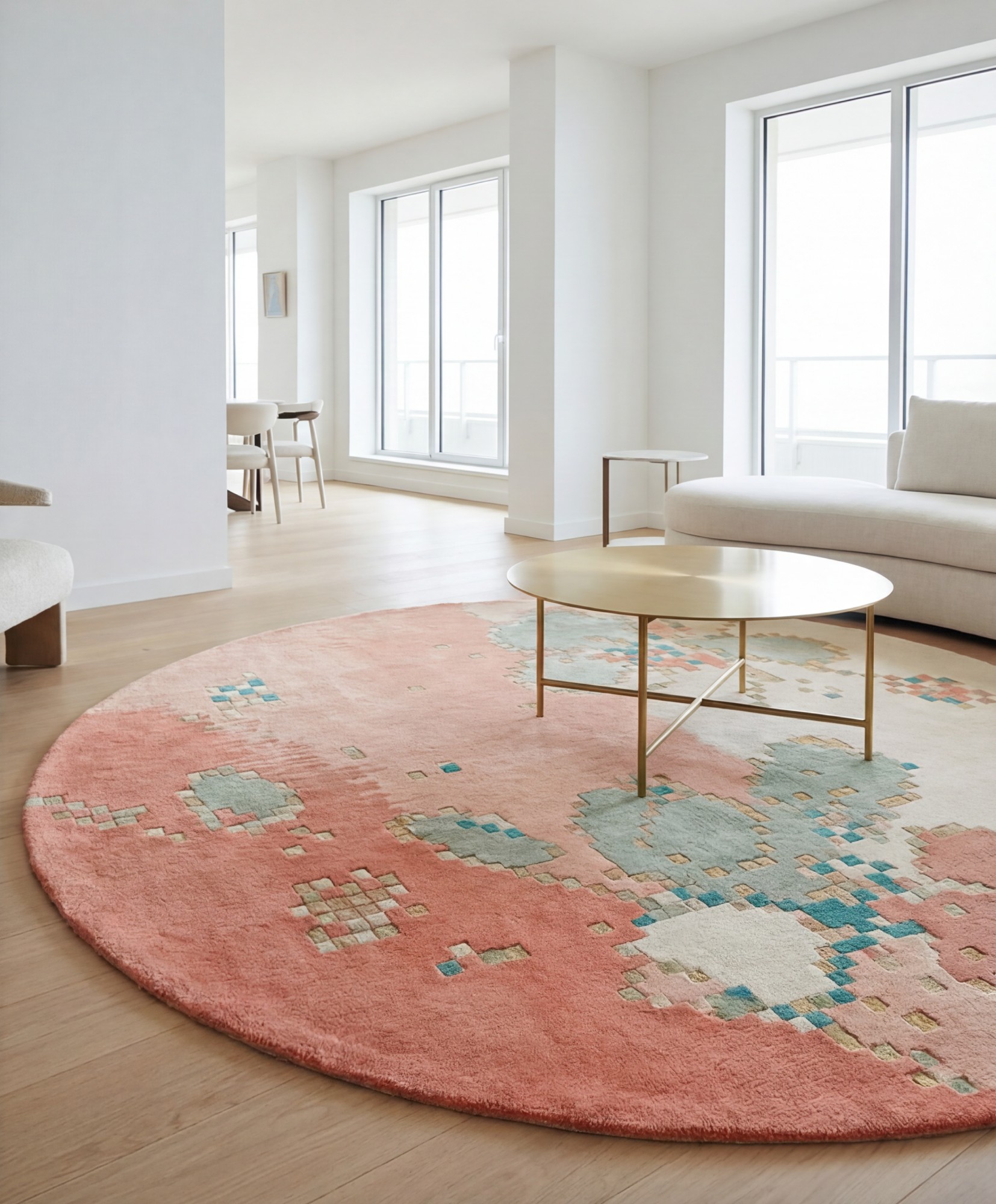 Dywan Coral Blossom | Rozmiar: Ø 350 cm