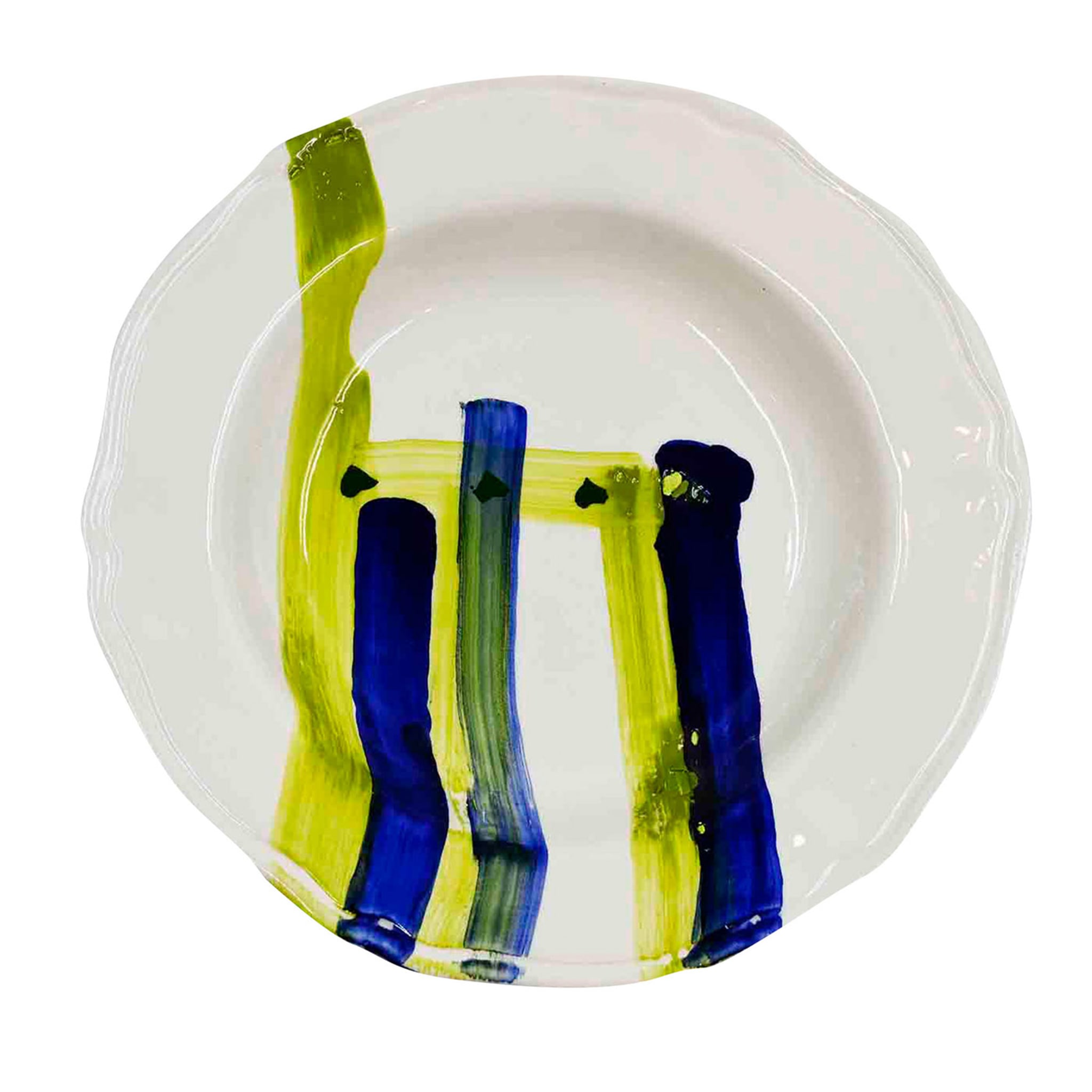 Ręcznie robiony talerz ceramiczny