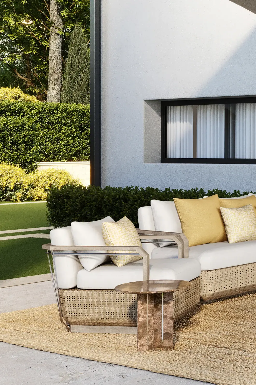 Drewniany fotel ogrodowy Heritage - 9