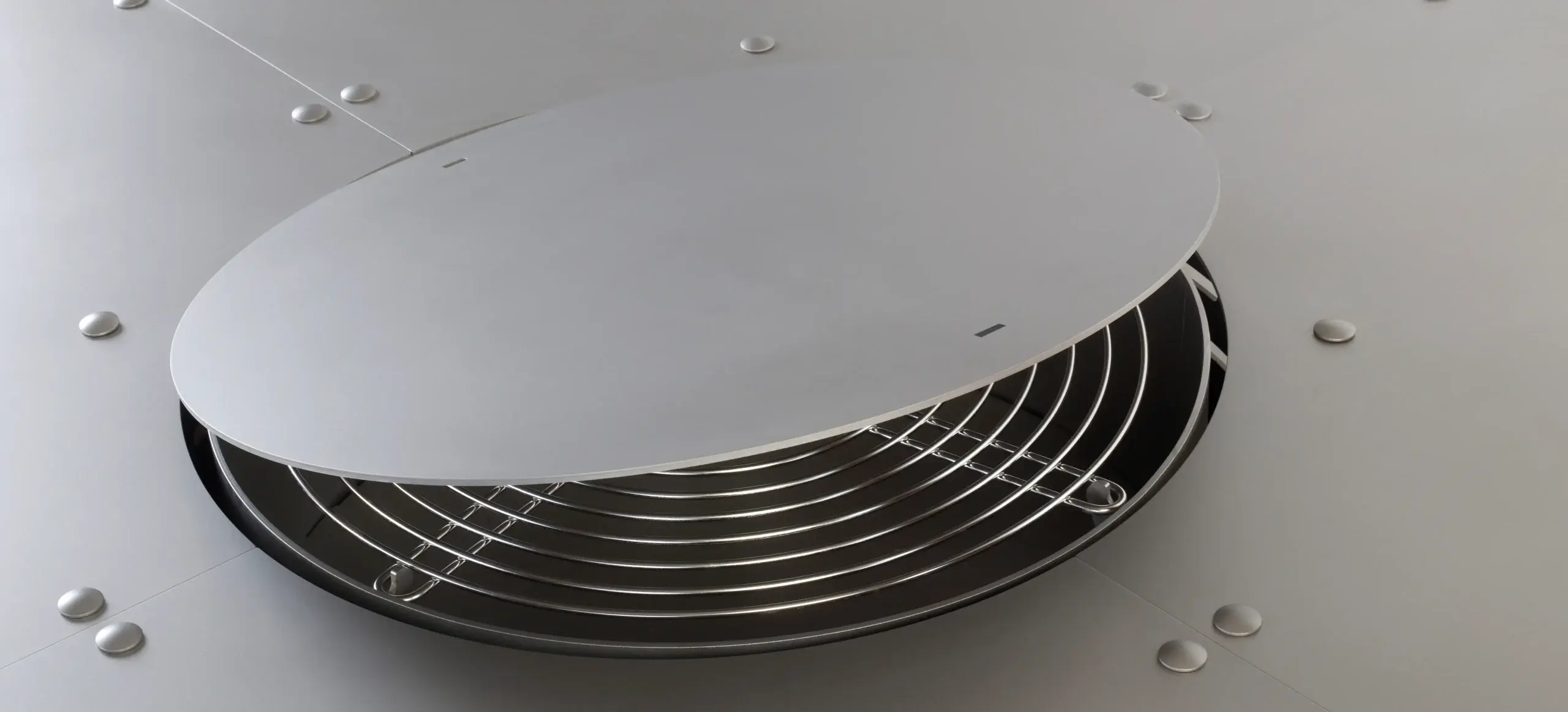 Zero stalowe palenisko ogrodowe inox