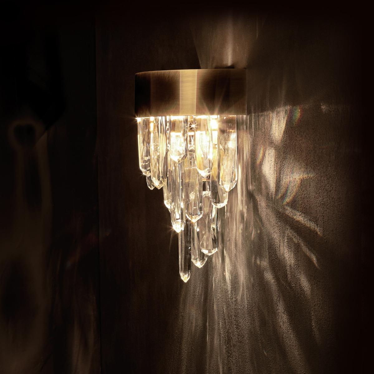 Kinkiet mosiężny Flow