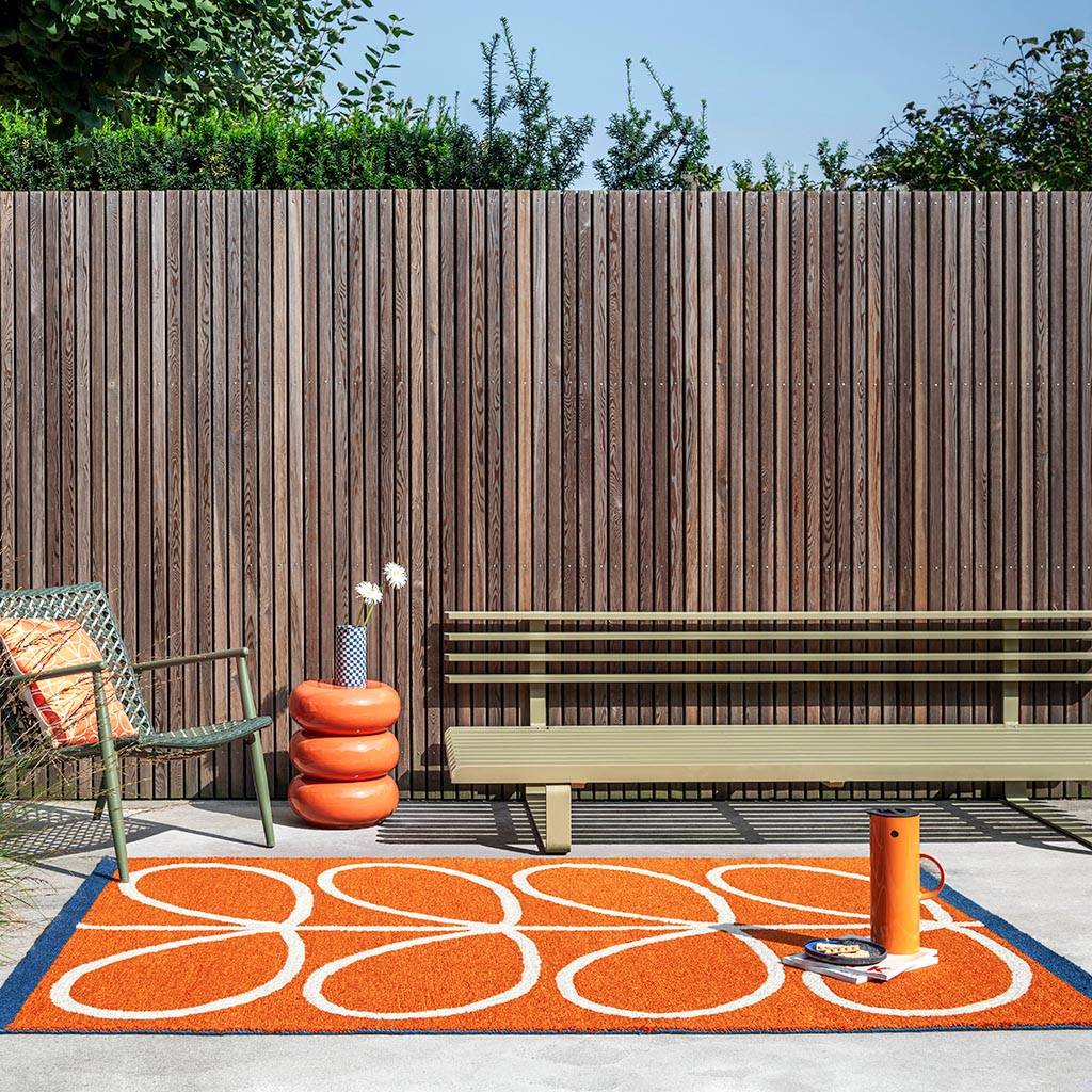 Dywan zewnętrzny Linear Stem Orange | Rozmiar: 160 x 230 cm