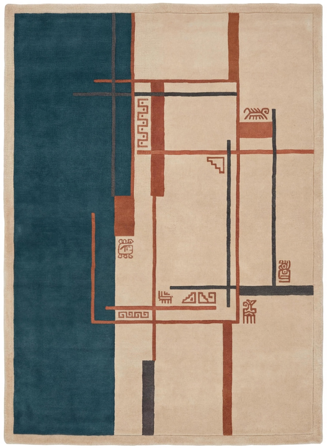 Dywan Architect Lines Teal
