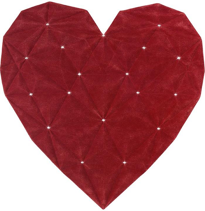 Dywan Heart Diamond Red