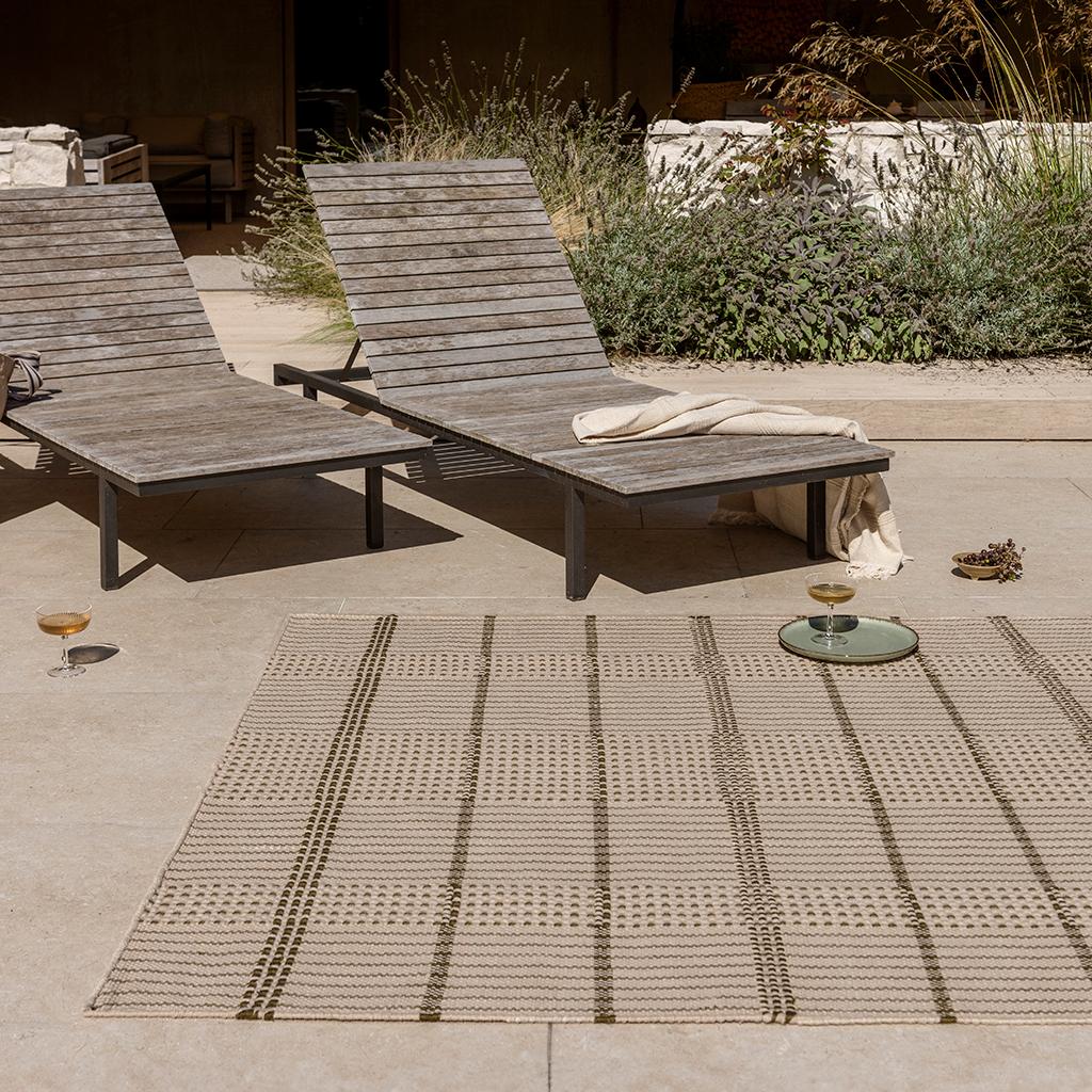 Dywan Uliczny Zona Olive Stitch 495707 | Rozmiar: 200 x 280 cm