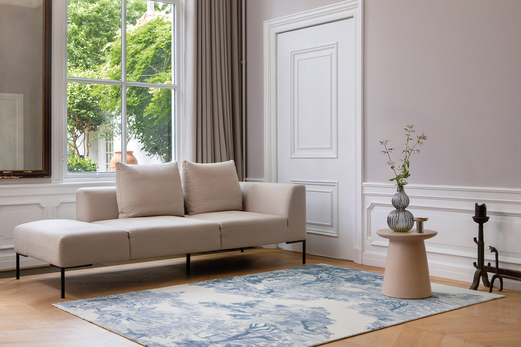 Dywan Landscape Toile Light Blue 162608 | Rozmiar: 140 x 200 cm