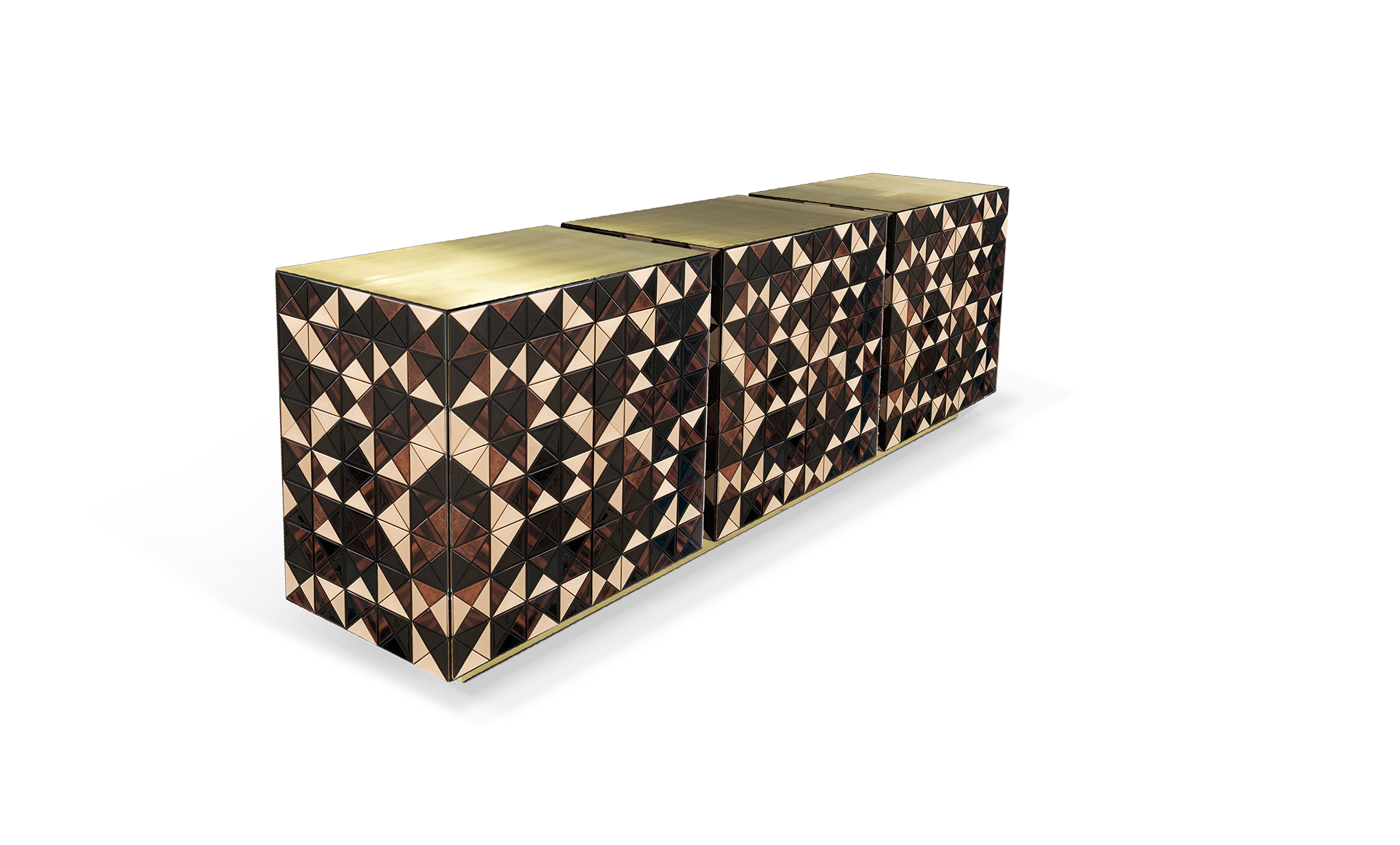 Kredens Mosaic z orzecha