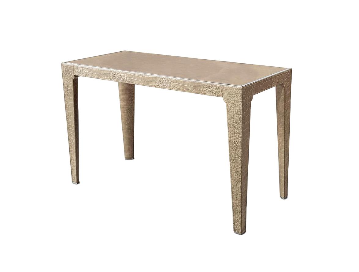 Stolik kawowy ze skóry