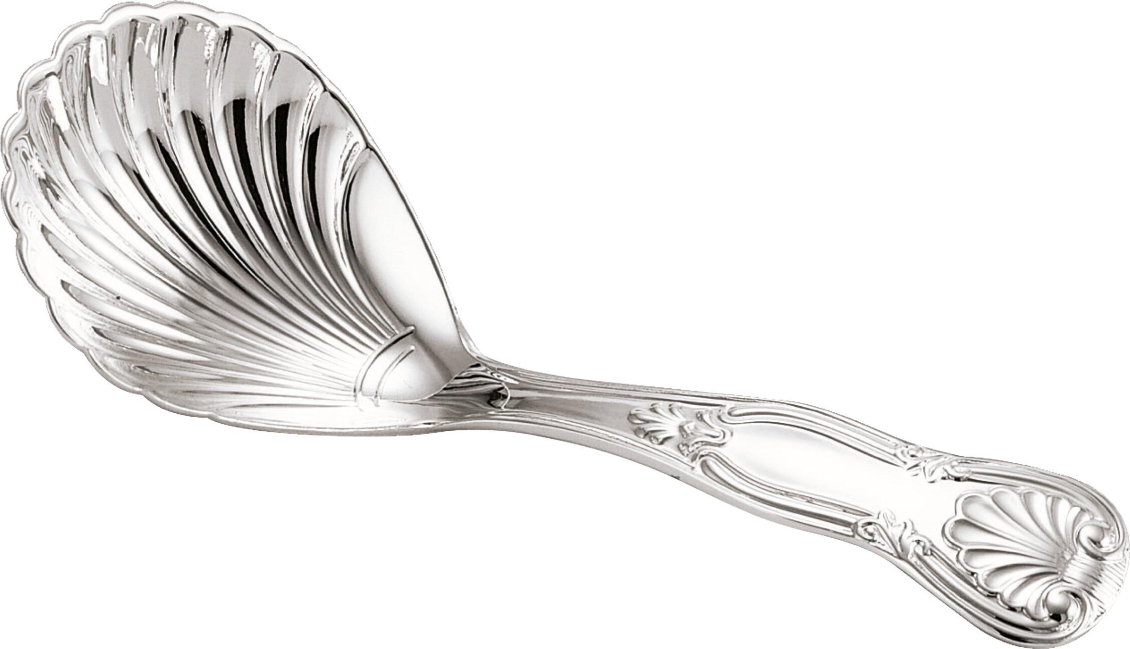 Posrebrzana łyżka do serwowania