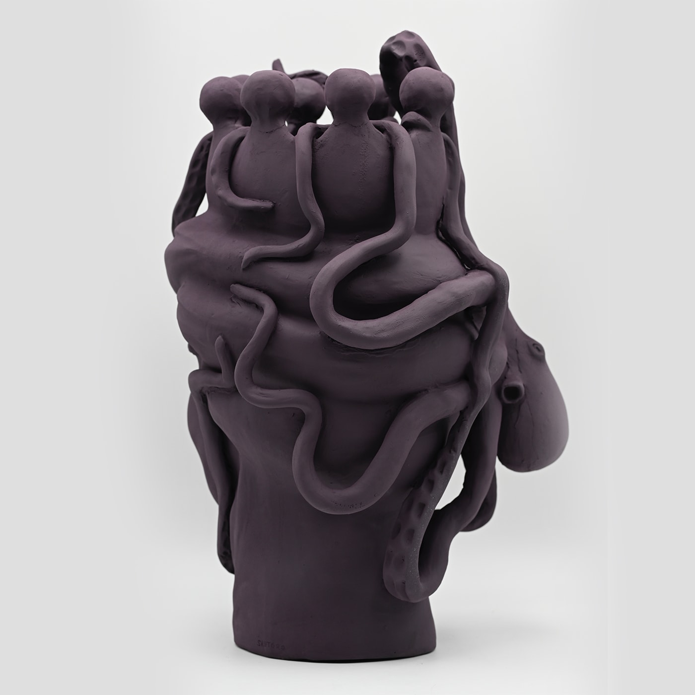 Ręcznie wykonana brązowa rzeźba Głowa Maura