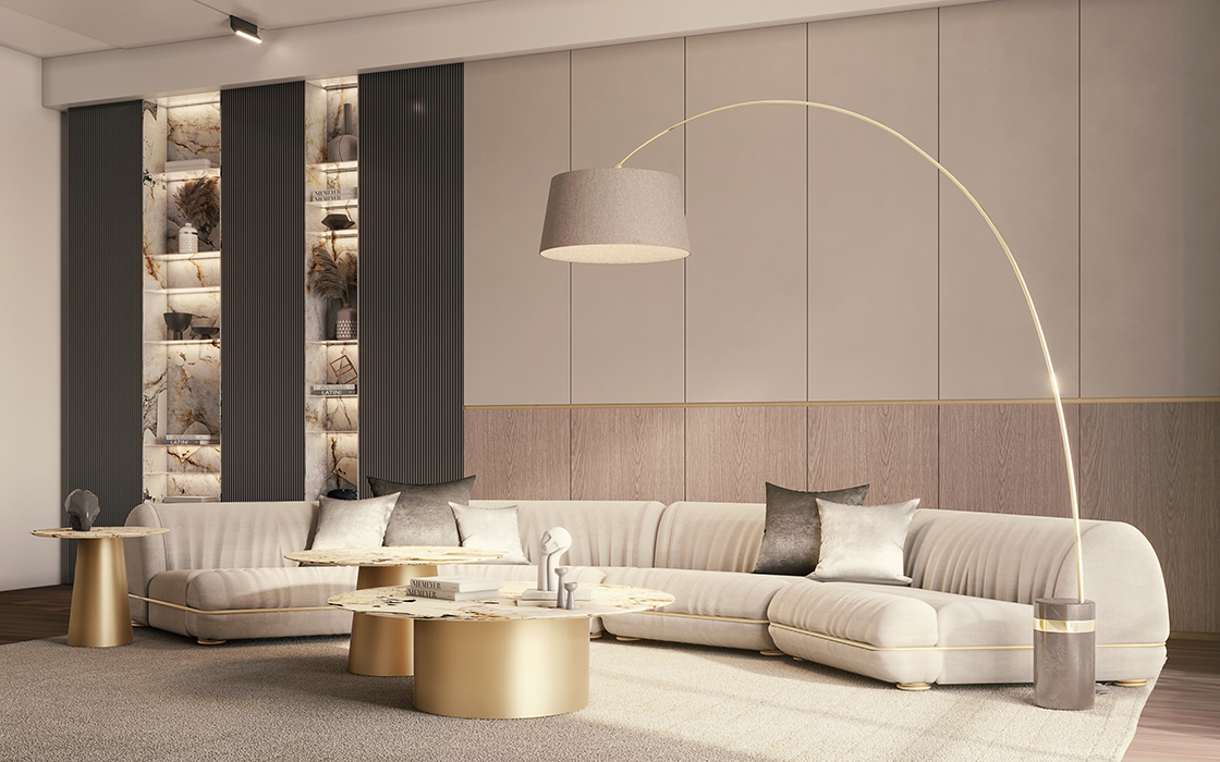 Wysoki stolik kawowy Kieran - 2