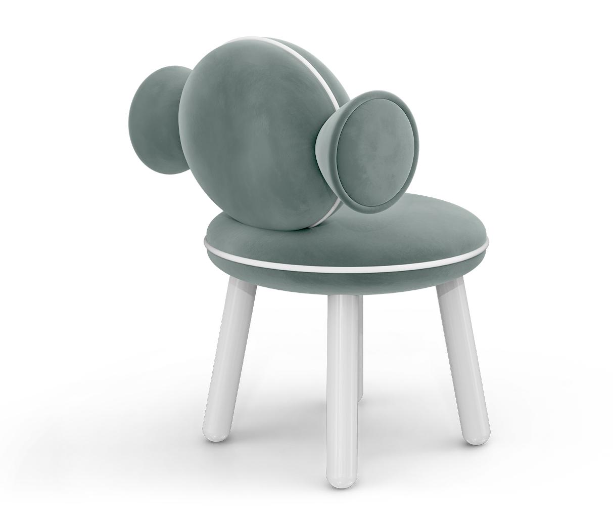 Niebieski puf Lollipop