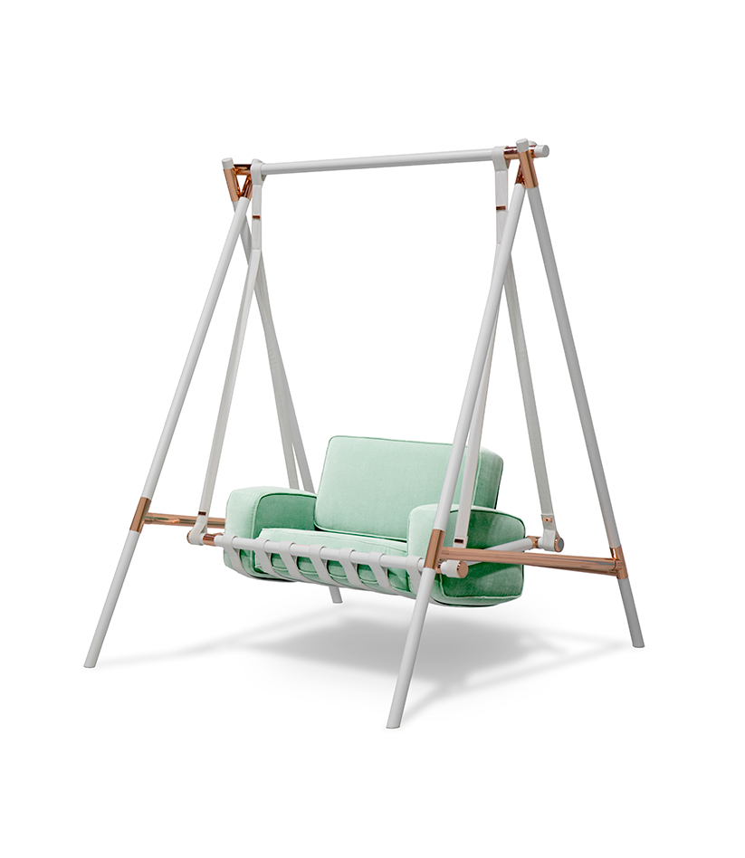 Wiszący huśtawkowy fotel dziecięcy Cozy Cloud