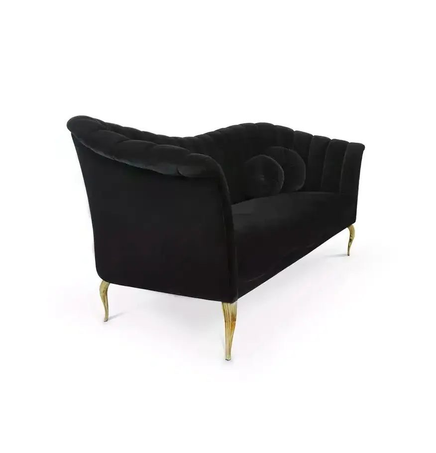 Sofa Saphira z metalową podstawą