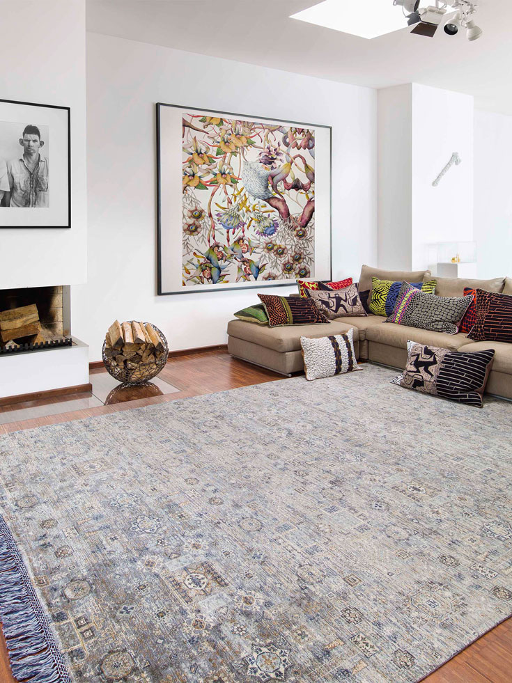 Dywan Agra No. 55 Original on Grey | Rozmiar: 365 x 457 cm