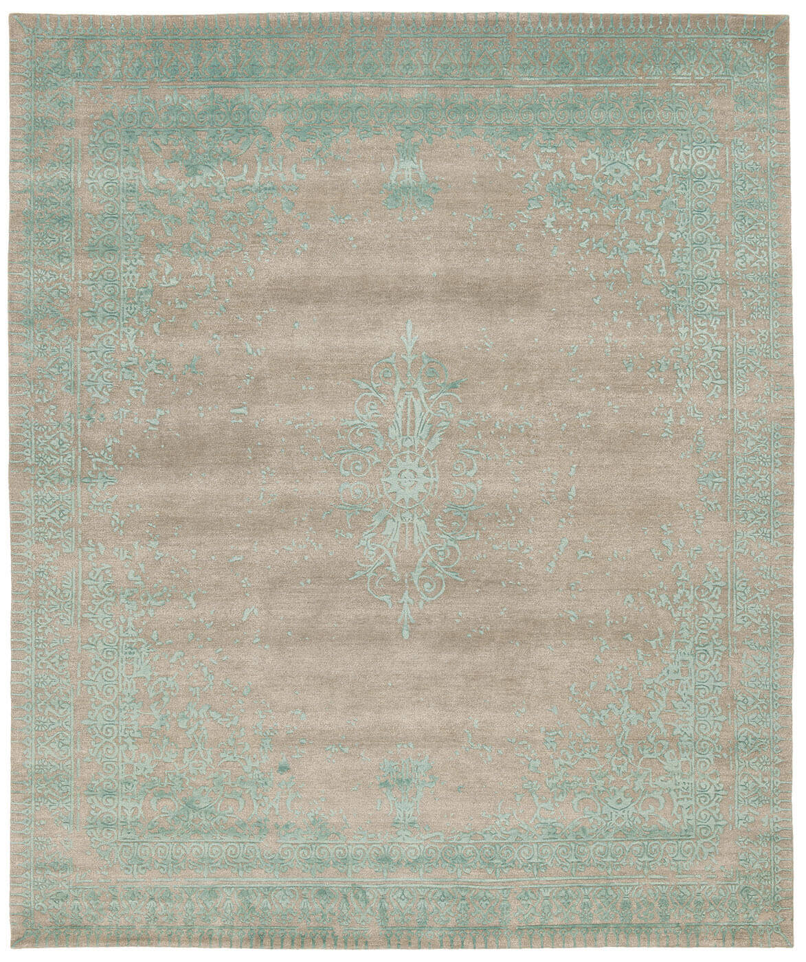 Dywan Ferrara Special Rocked Aqua Grey | Rozmiar: 200 x 300 cm