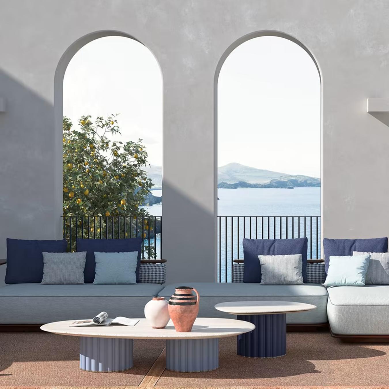 Duży stolik kawowy ogrodowy Pablito