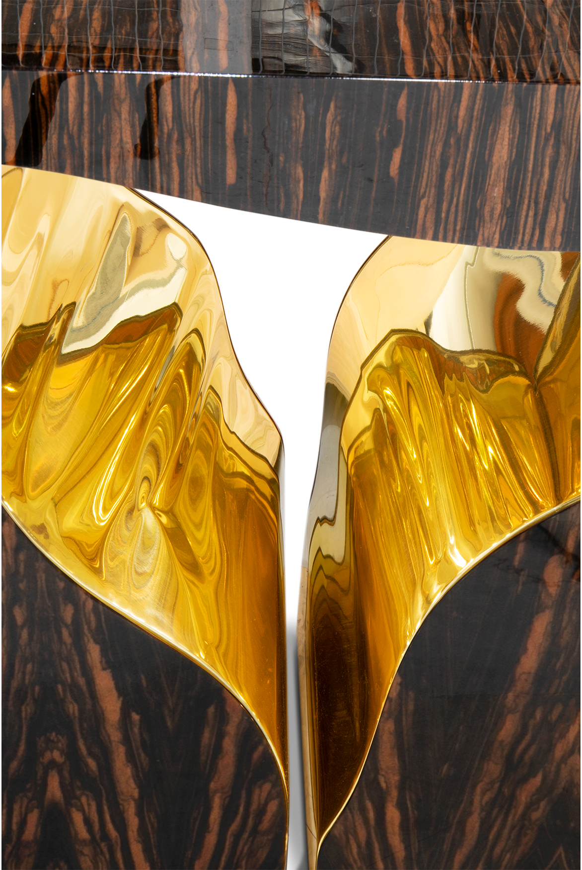 Konsola Fissure z hebanu