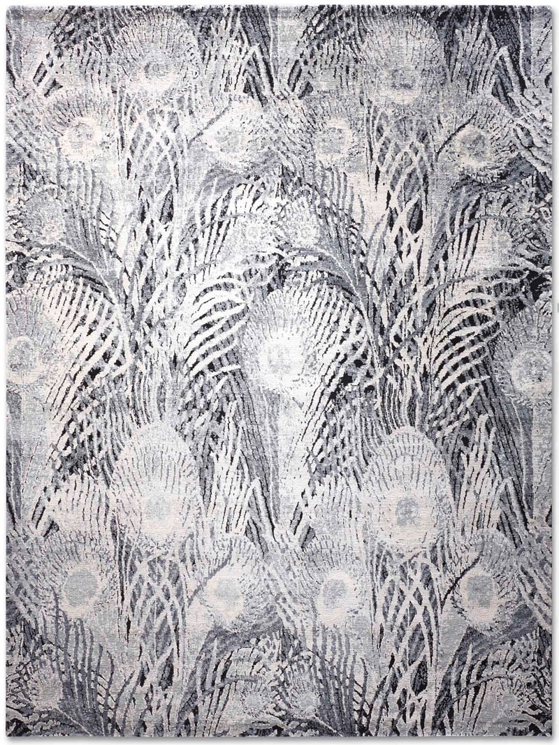 Dywan Feathers Blue Grey