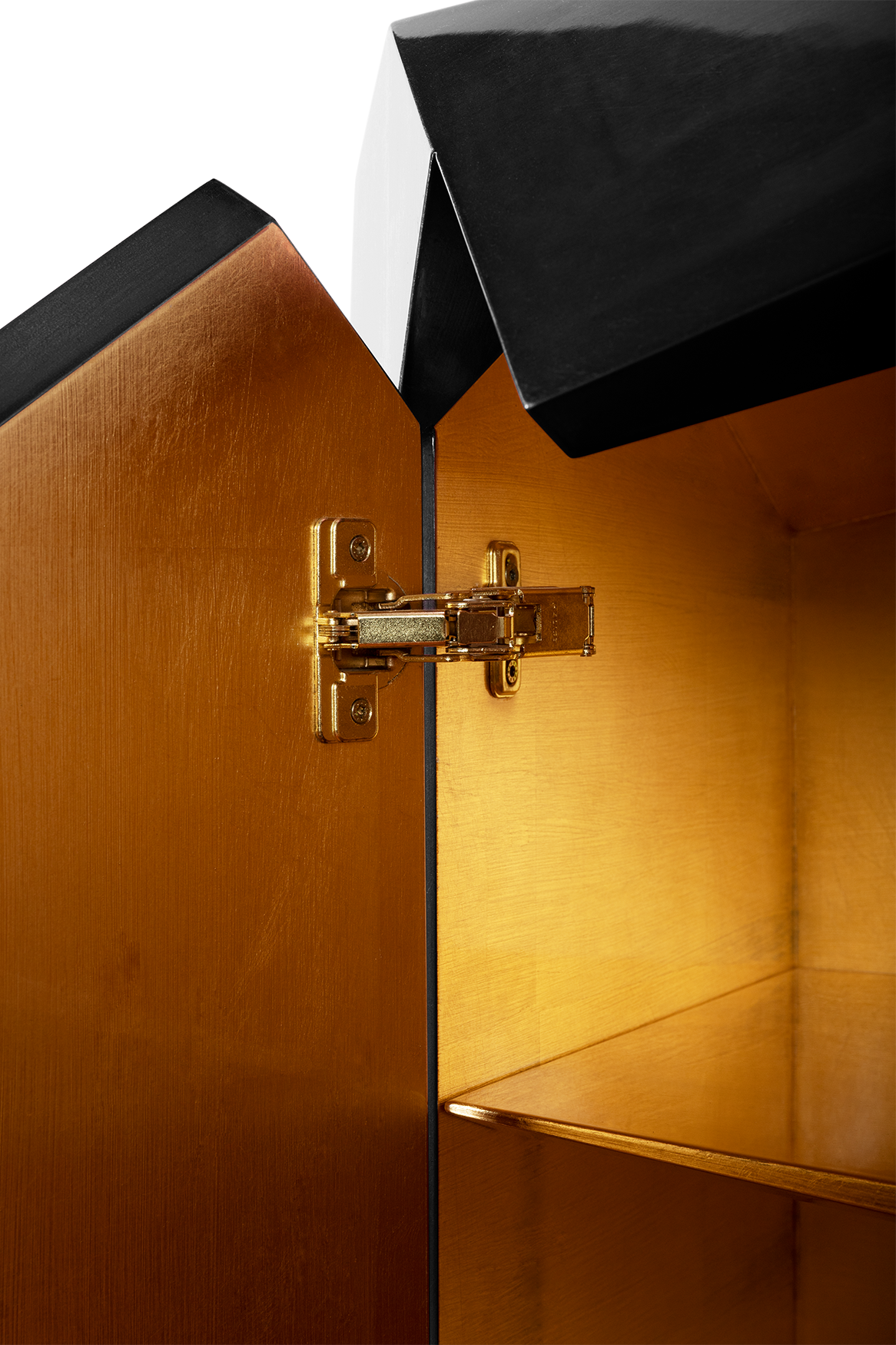 Czarny kredens Prism