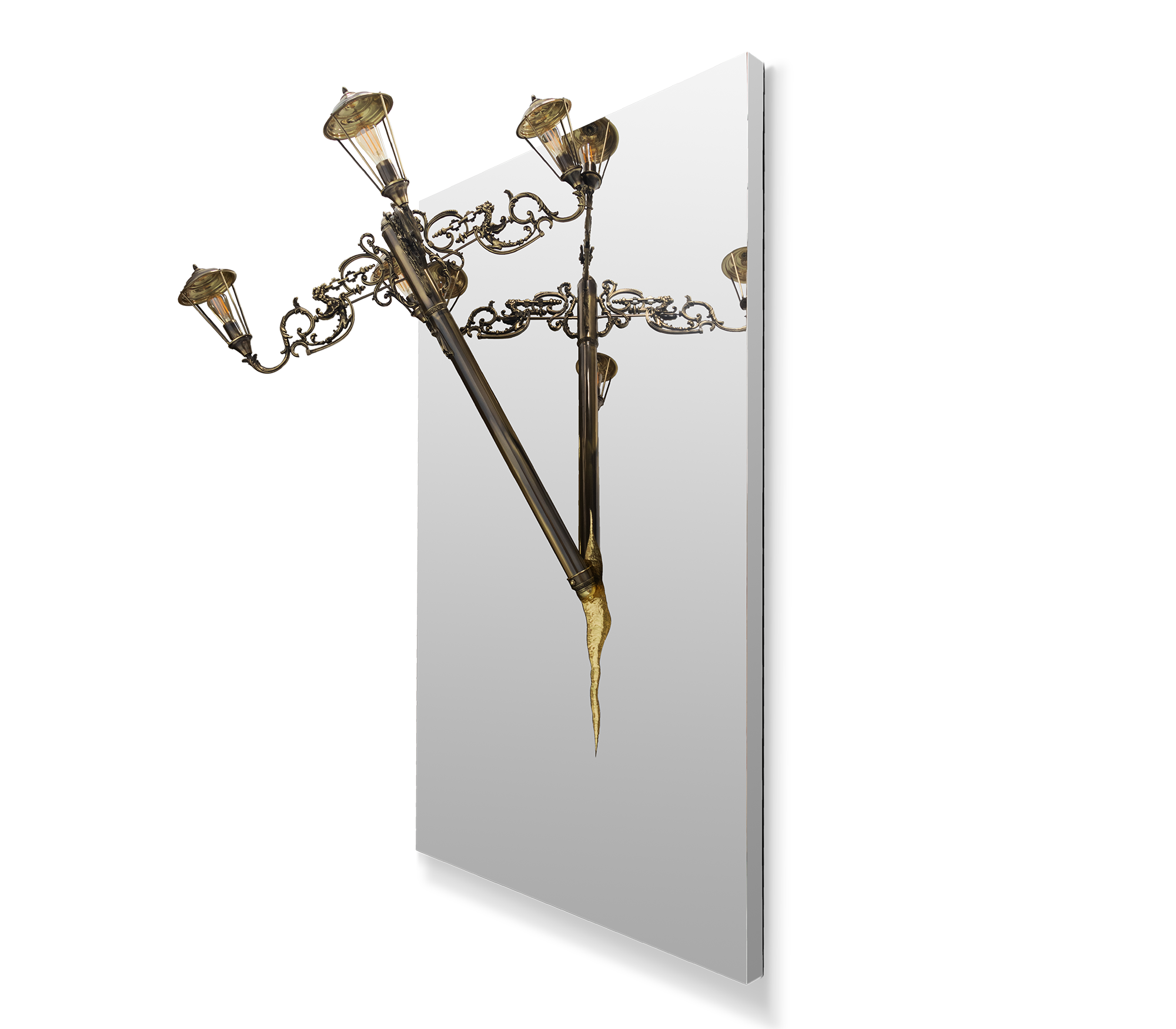 Lustro ścienne Illumina prostokątne