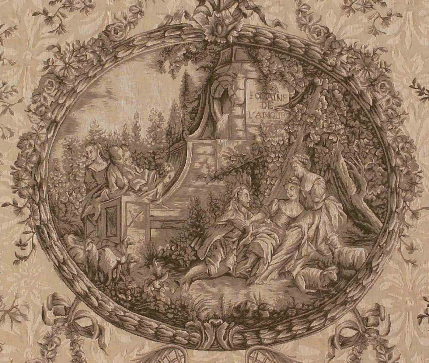 Gobelin Fountain of Love | Rozmiar: 110 x 150 cm