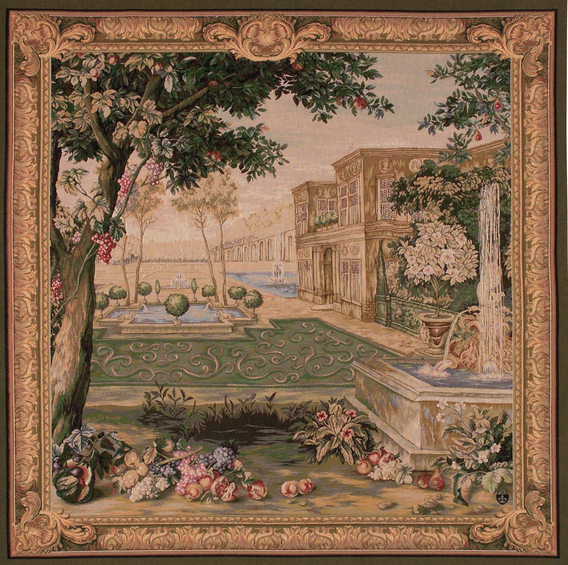 Gobelin Verdure Fountain (kwadratowy)