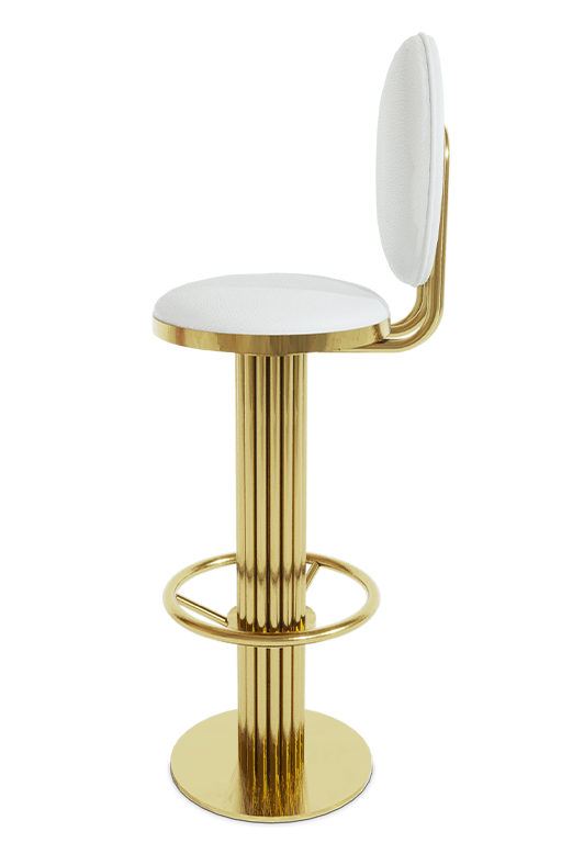 Stołek barowy Keira Round