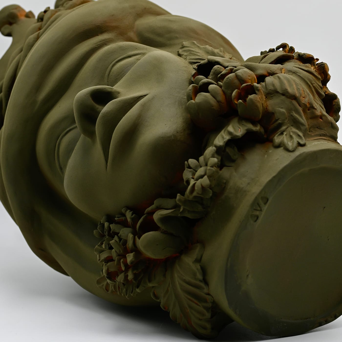 Ręcznie wykonana rzeźba Głowa Maura