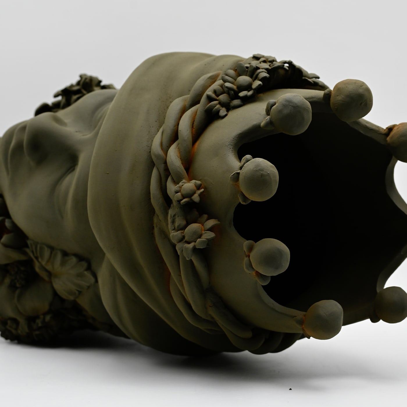 Ręcznie wykonana rzeźba Głowa Maura