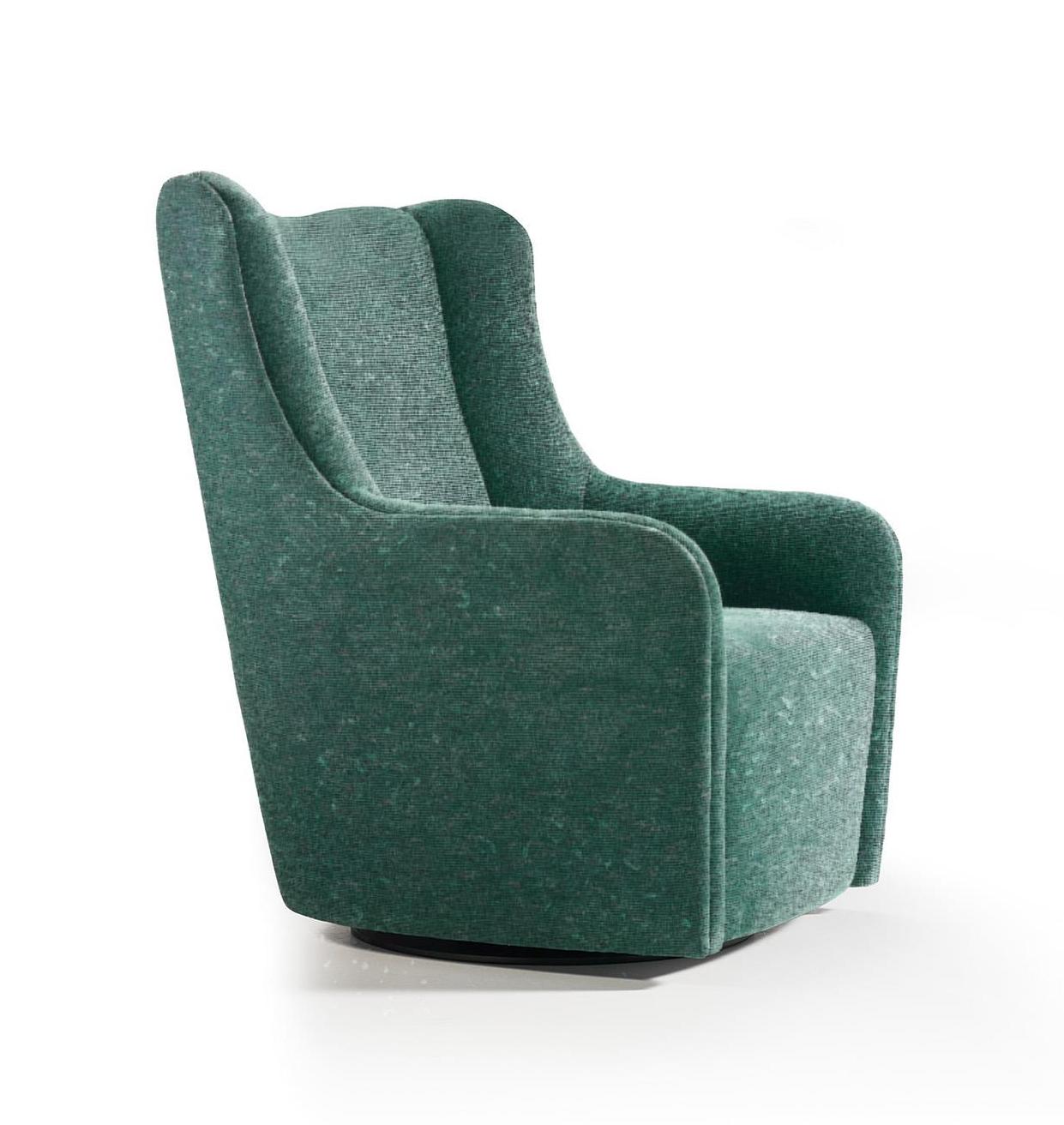 Fotel Elegance Bergere z wysokim oparciem