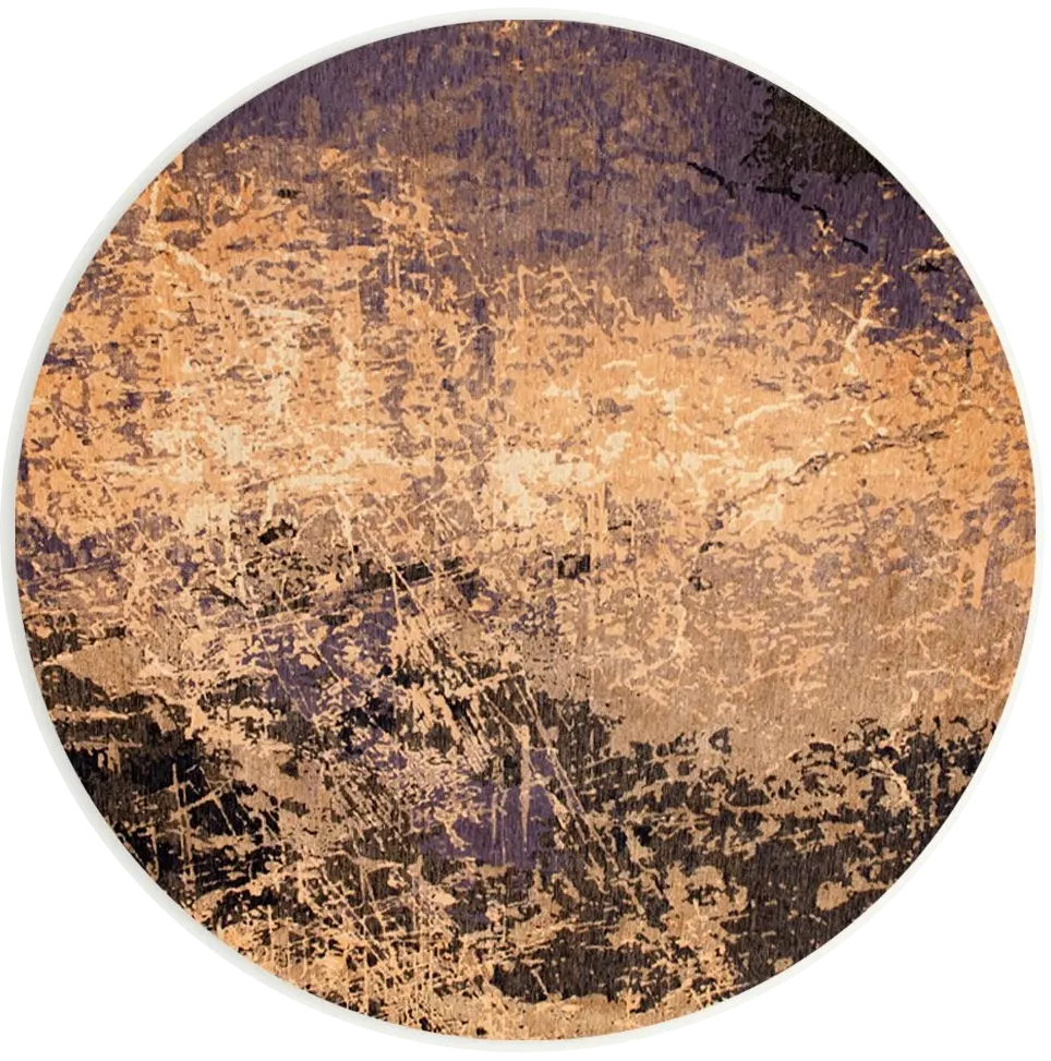 Dywan okrągły 8618 Deep Mine | Rozmiar: Ø 140 cm