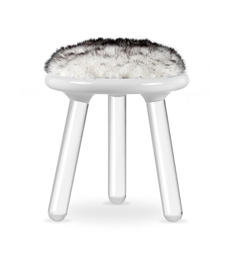 Stołek dziecięcy Mirage White Bear