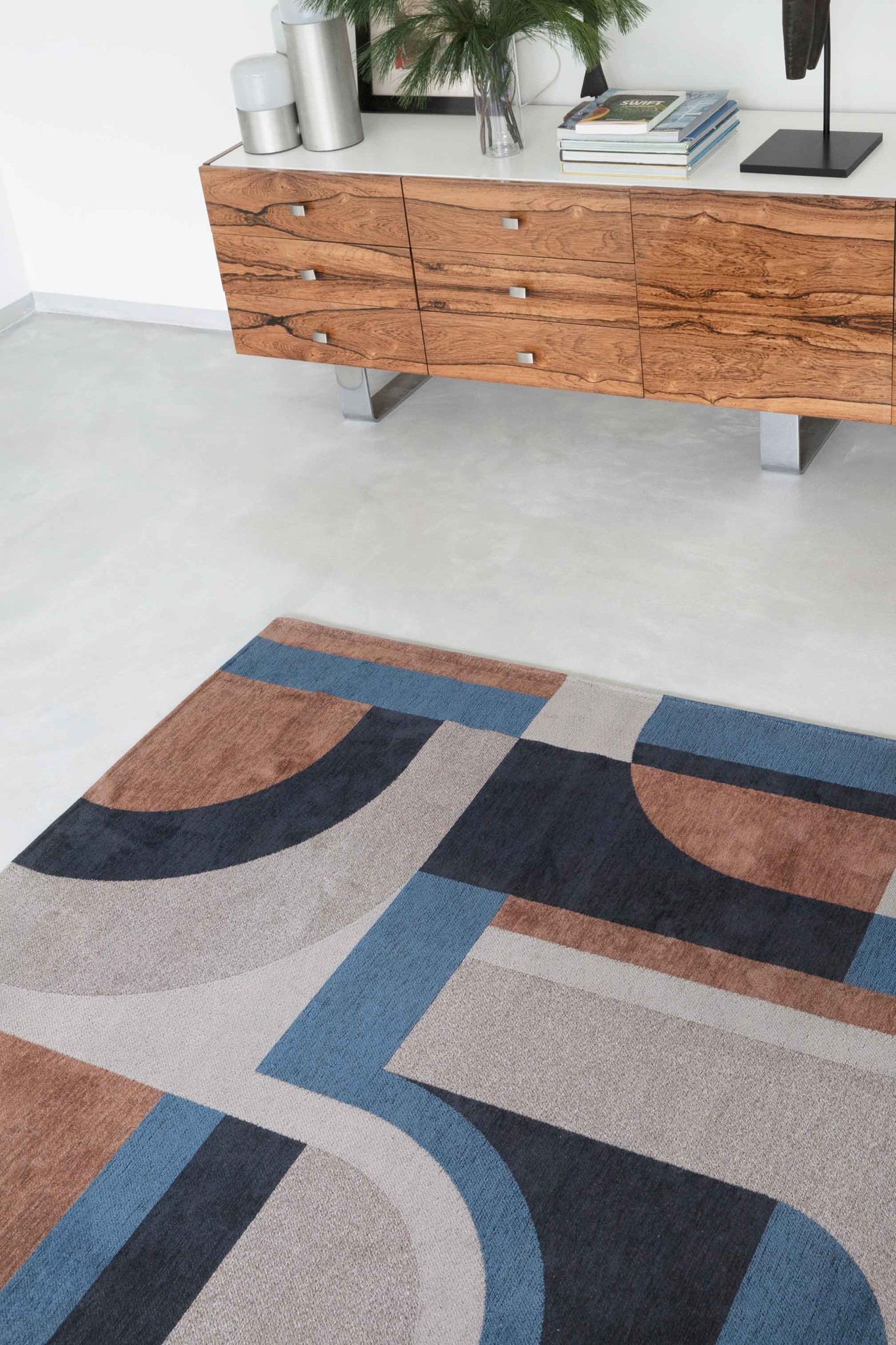 Dywan Camel Blue 9196 | Rozmiar: 80 x 150 cm