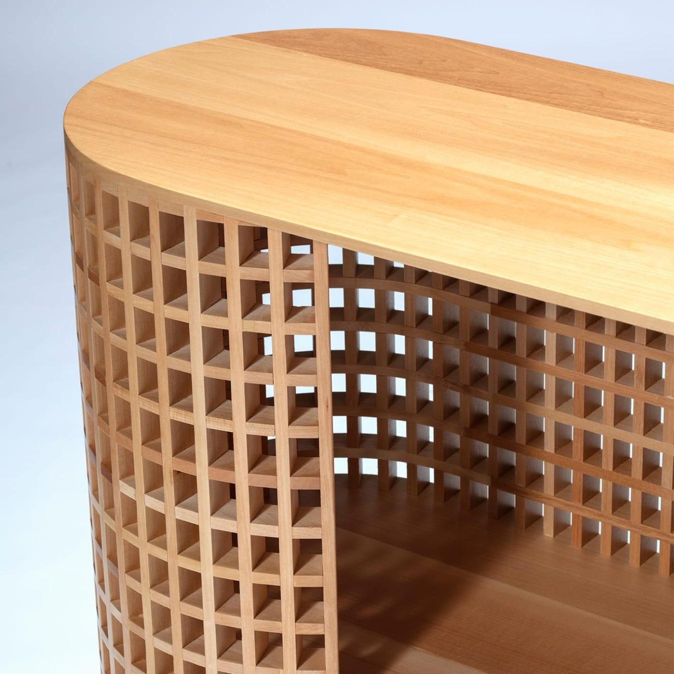 Drewniana Szafka z Fakturą