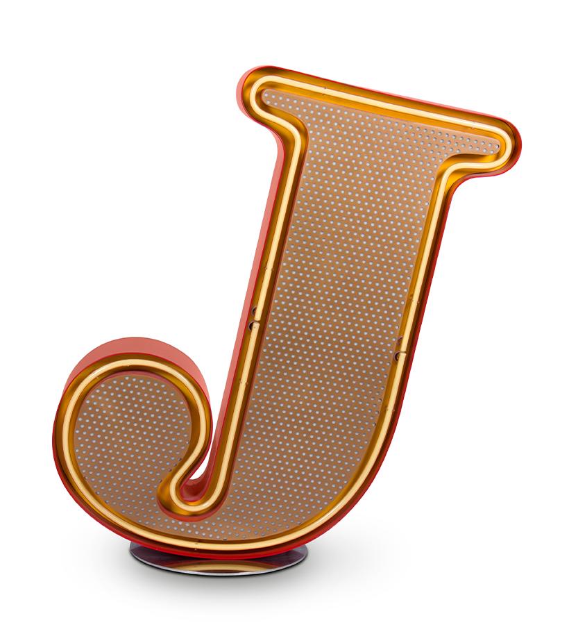 Oświetlenie literka J – Joyful