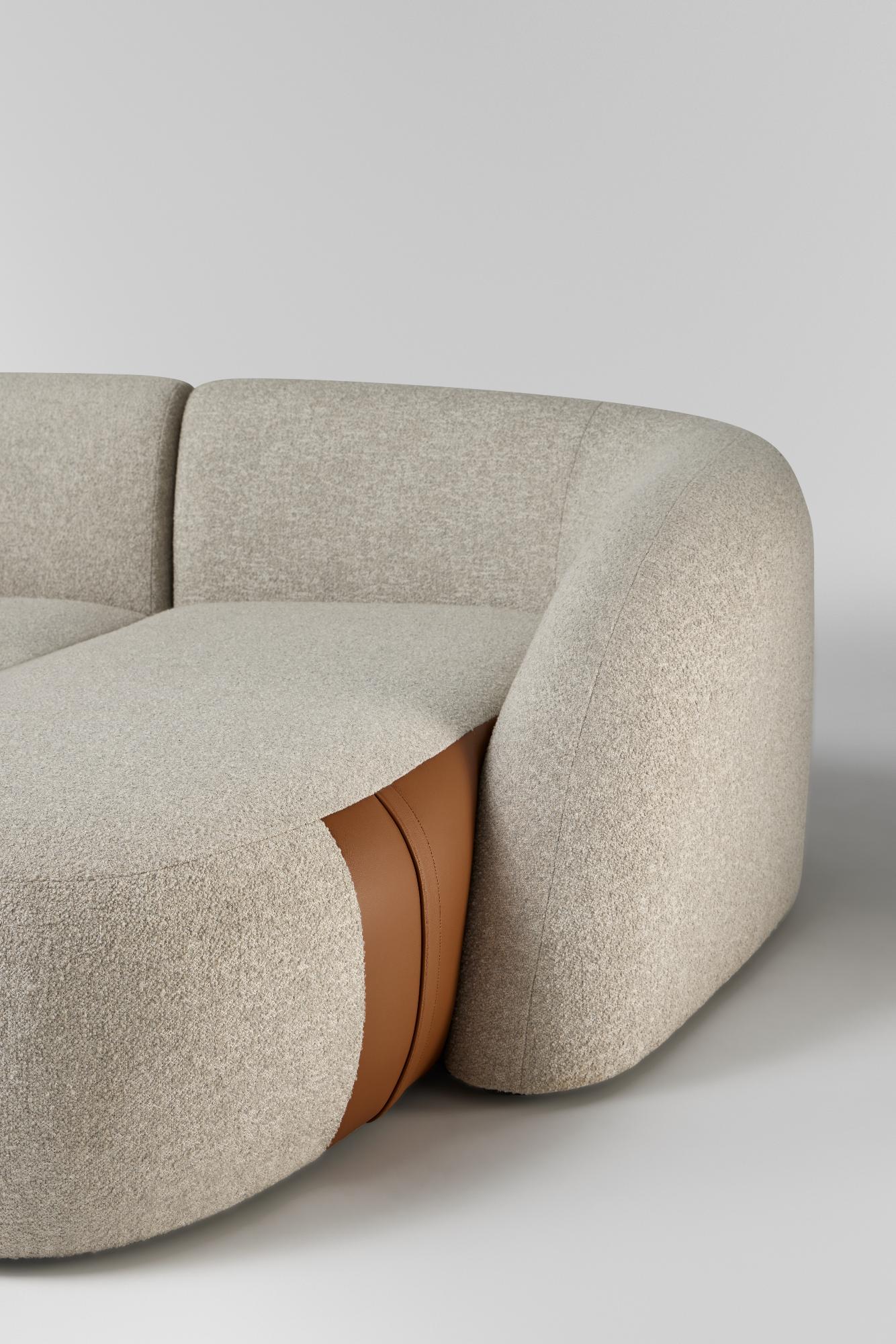 Beżowa sofa Beluga