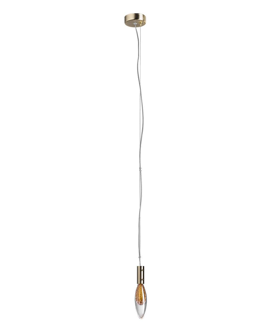 Muranowa szklana lampa wisząca