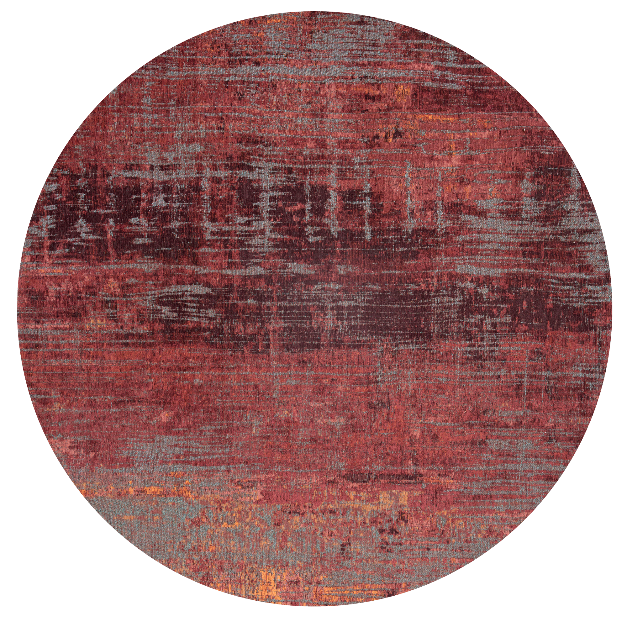 Dywan okrągły Nassau Red 9125