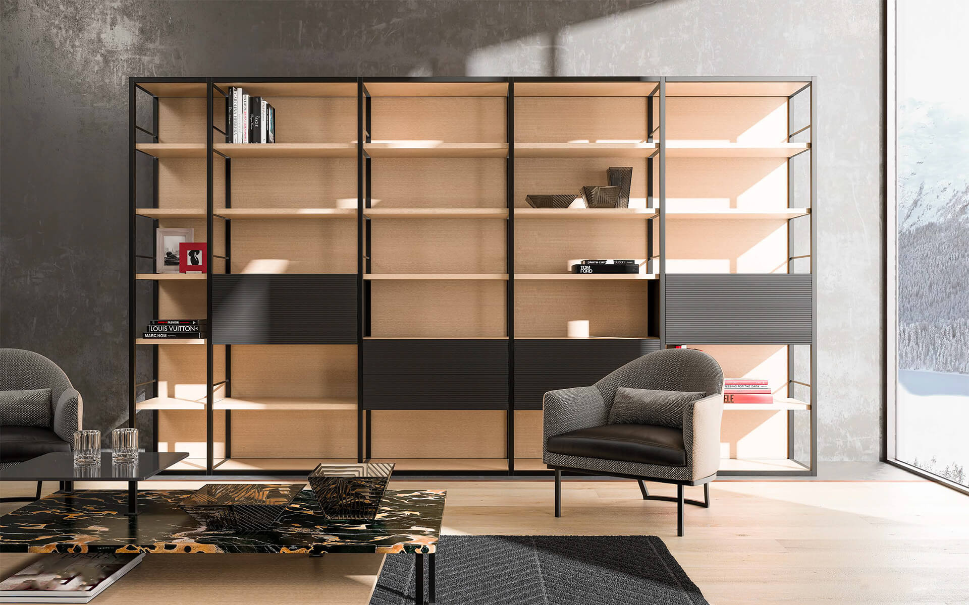 Szary fotel okazjonalny