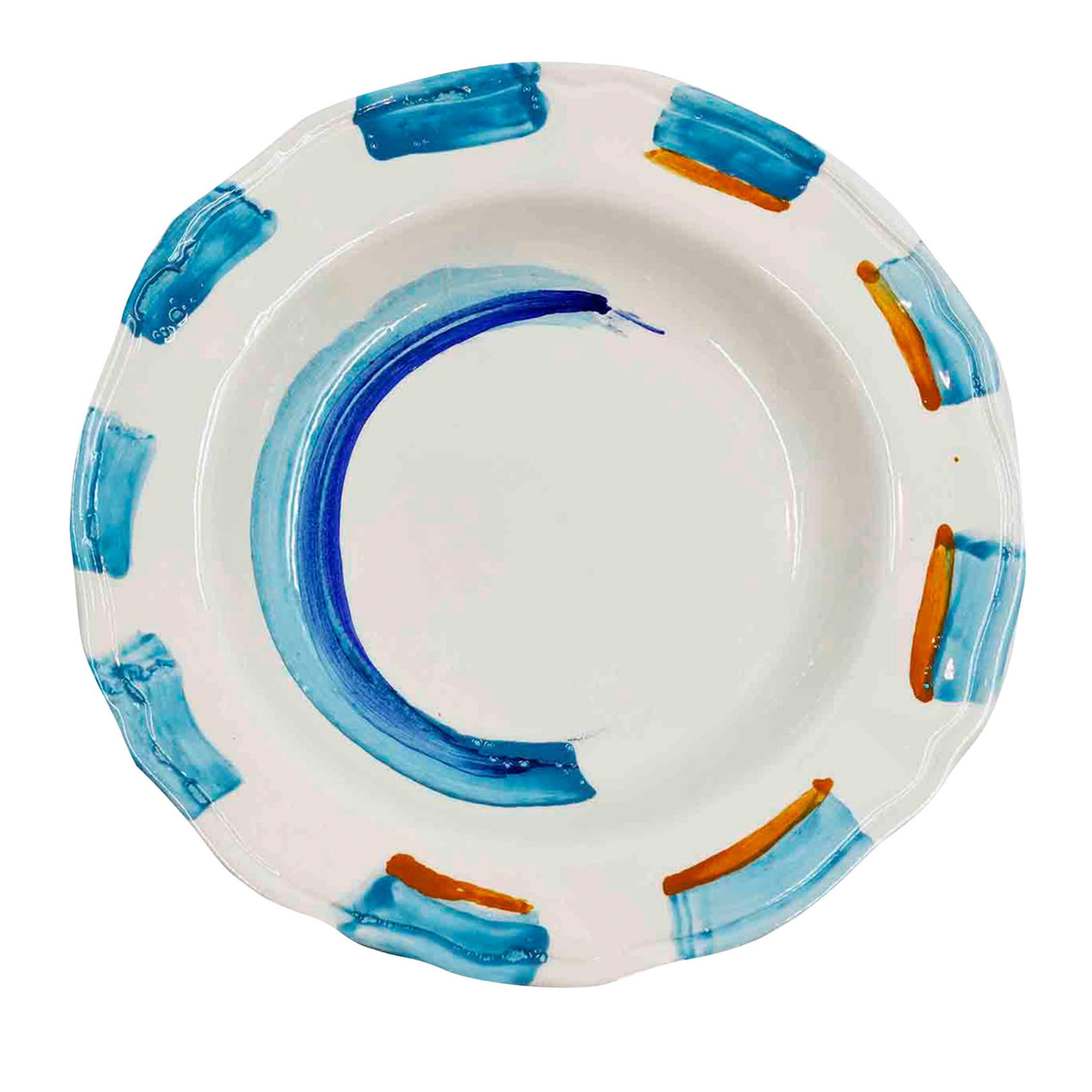 Ręcznie robiony talerz ceramiczny