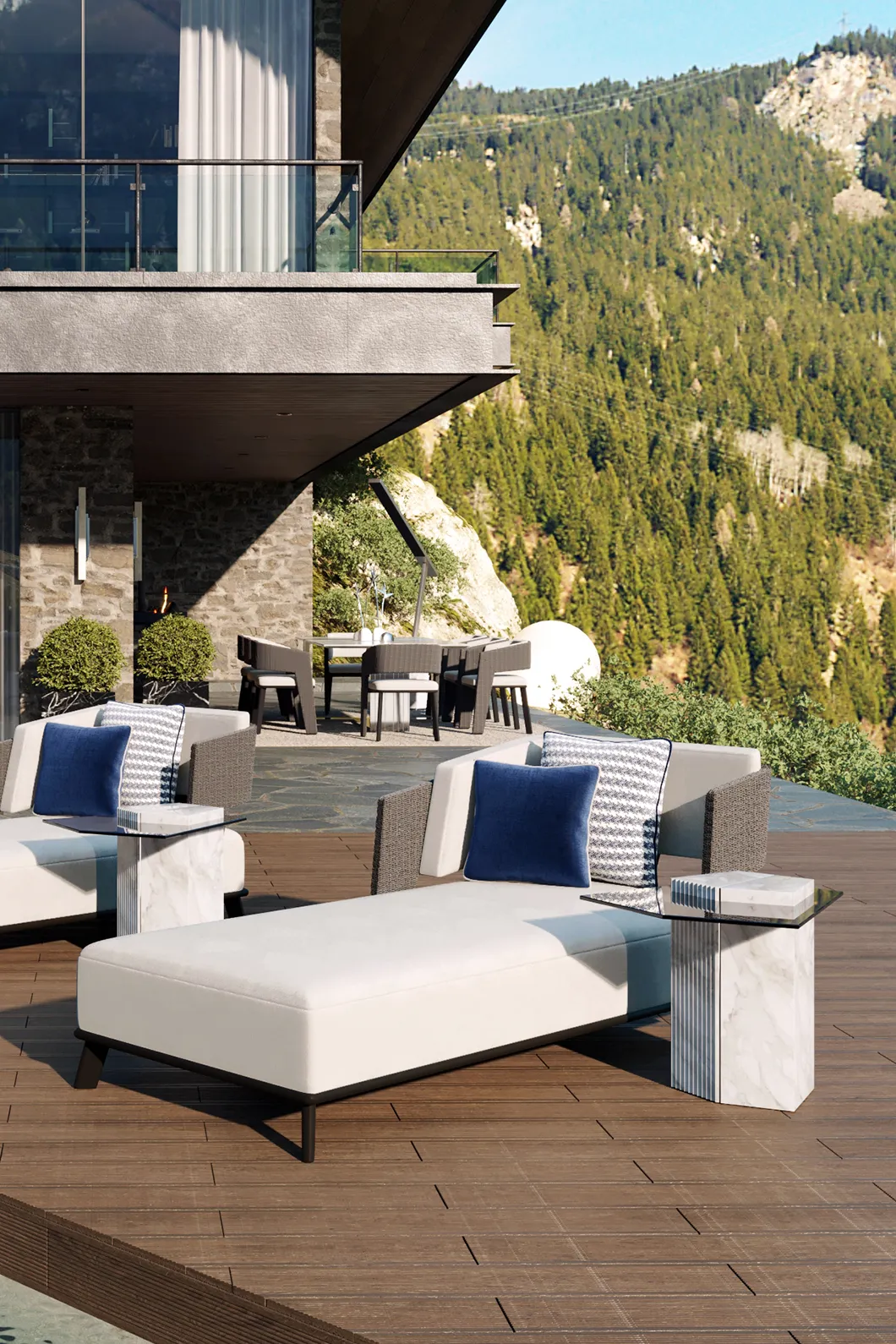 Stolik boczny ogrodowy Monarch - 1